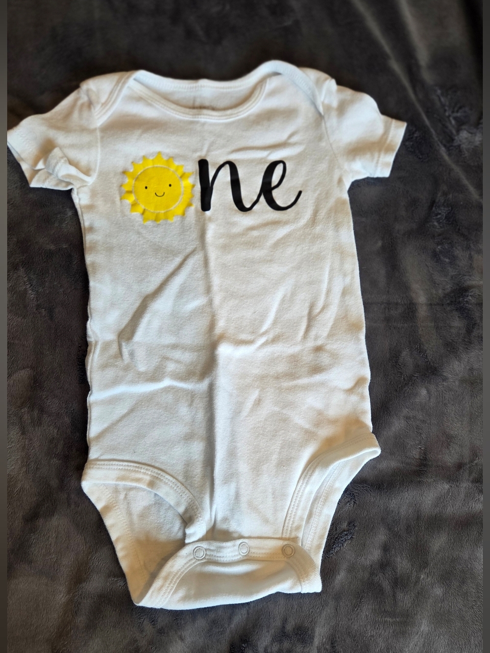 Carter's Sun One First Birthday Graphic Bodysuit Size 18m